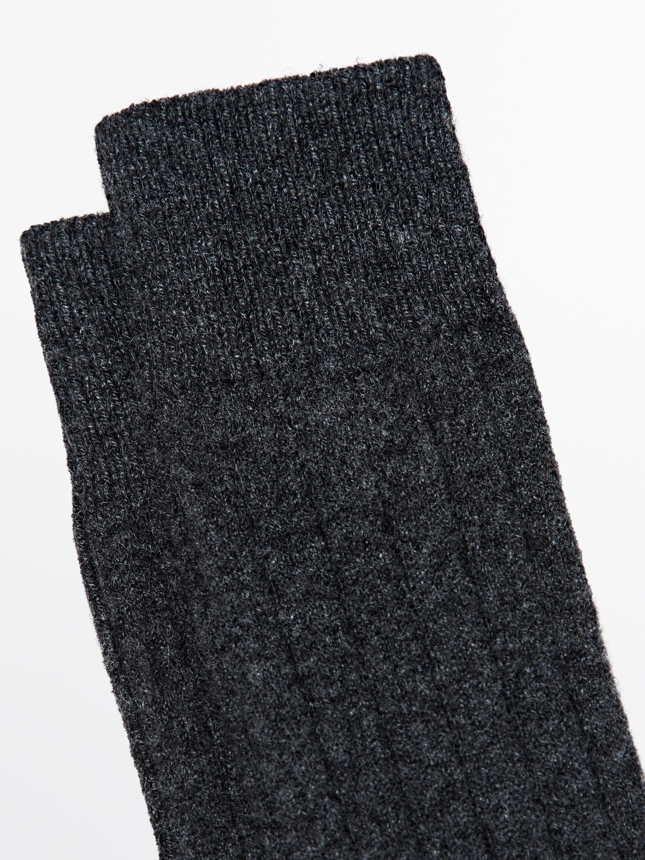 Chaussettes en cachemire mélangé